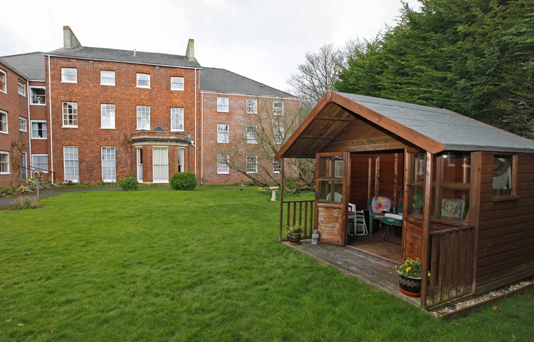 The Old Vicarage garden and summer house