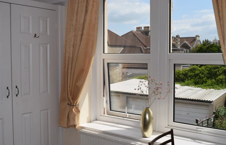 View from a bedroom window of Abbeyfield House, Weston-Super-Mare BS23 3BB