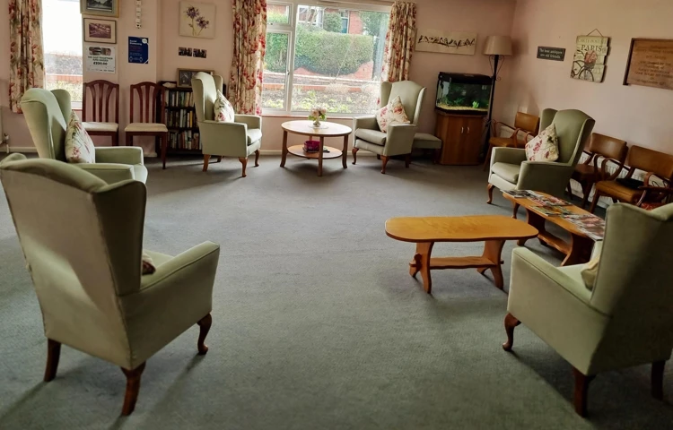 Our bright spacious lounge area.